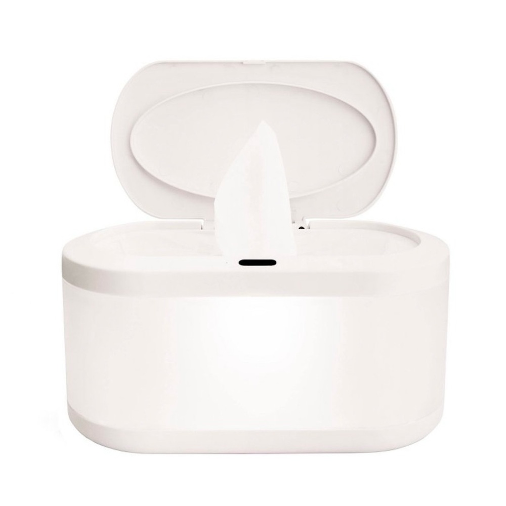 Munchkin Touch Free Baby Wipe Warmer with Nightlight White Newborn Baby Toddler